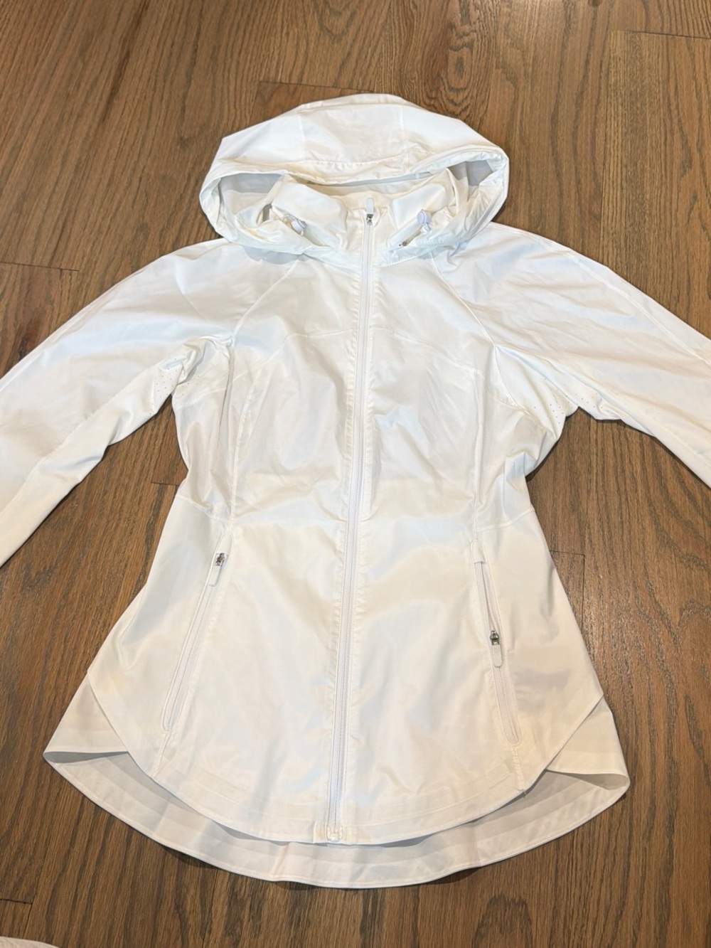 Lululemon White Windbreaker